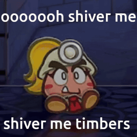 A Cartoon Character With A Doctor 'S Hat On Says Oooooooh Shiver Me Shiver Me Timbers .. GIF