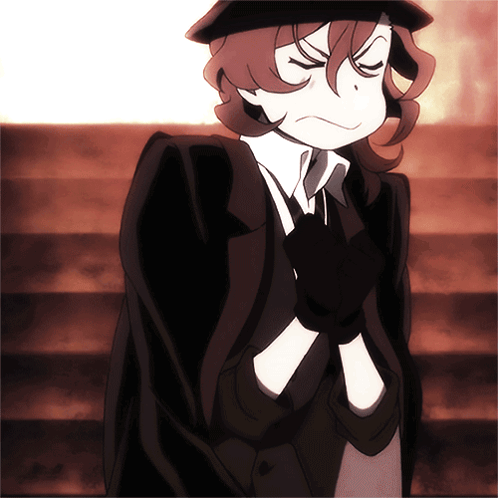 A Cartoon Character With A Hat And Gloves Making A Funny Face GIF