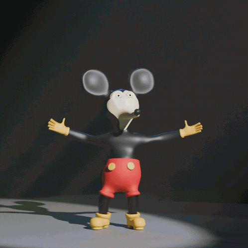 A Cartoon Character With A Heart Shaped Face And A Big Mouth GIF