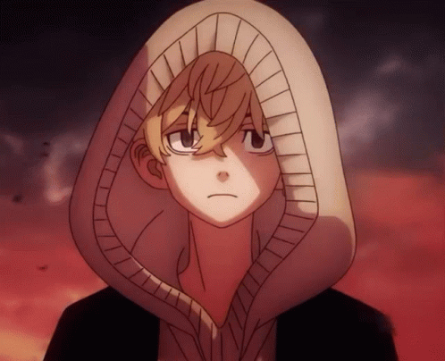 A Cartoon Character With A Hood On His Head GIF