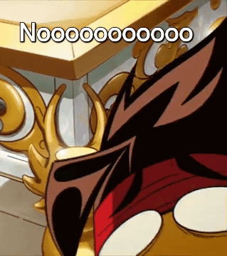 A Cartoon Character With A Huge Mouth And The Words Nooo On It GIF