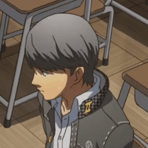 A Cartoon Character With A Letter I On His Jacket GIF