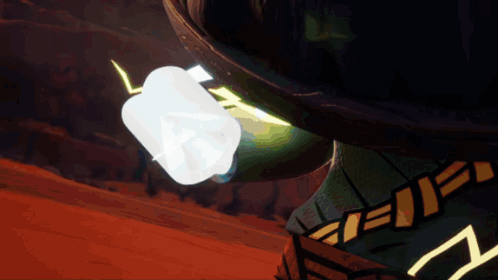 A Cartoon Character With A Lightning Bolt Coming Out Of His Head GIF