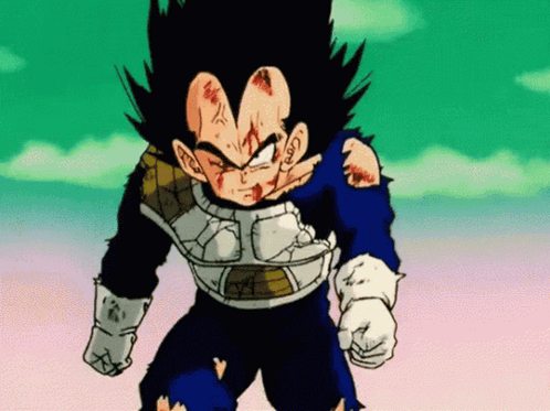 A Cartoon Character With A Lot Of Blood On His Face And Arms GIF