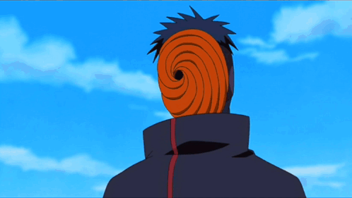 A Cartoon Character With A Mask On His Face GIF