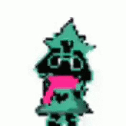 A Cartoon Character With A Pink Scarf Around His Neck Is Standing On A Stick . GIF