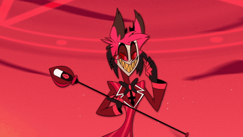 A Cartoon Character With A Red Background And The Words " What Would The People Say " Below Him GIF