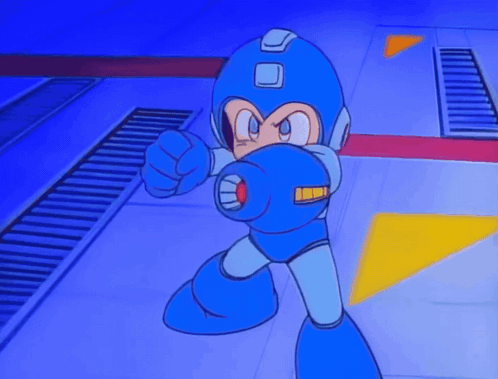 A Cartoon Character With A Red Button On His Chest GIF