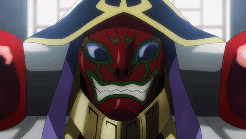 A Cartoon Character With A Red Mask And A Purple Cape GIF