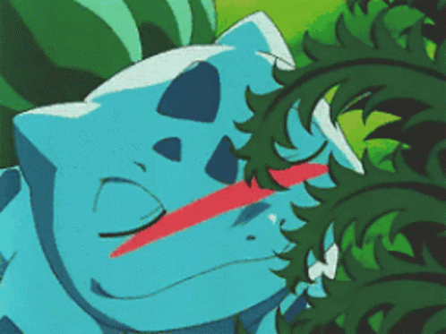 A Cartoon Character With A Red Stripe On Its Mouth GIF