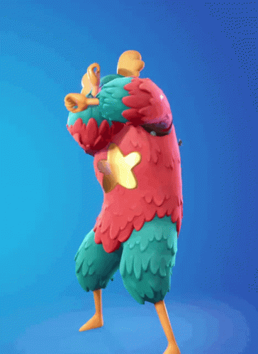 A Cartoon Character With A Red Sweater With A Gold Star On It GIF