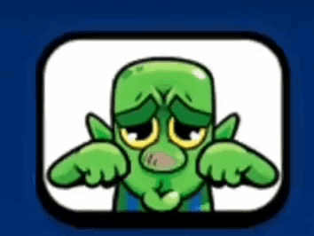 A Cartoon Character With A Sad Look On His Face GIF