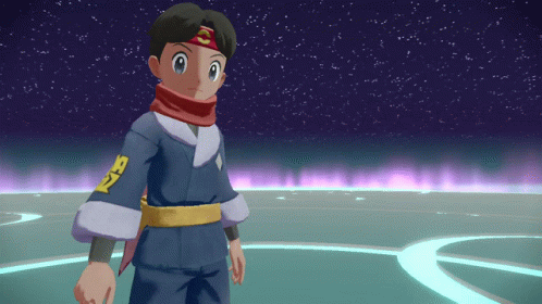 A Cartoon Character With A Scarf Around His Neck Has The Letter A On His Chest GIF