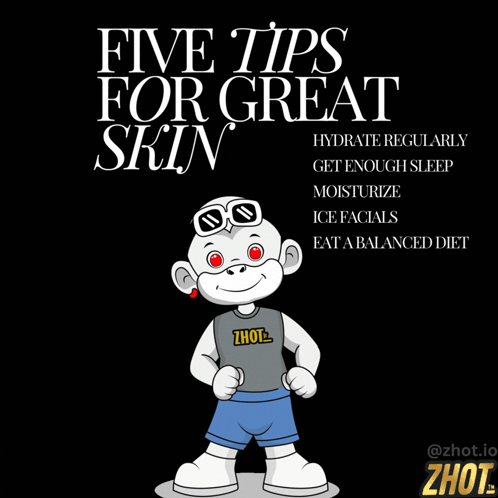 A Cartoon Character With A Shirt That Says Zhot GIF