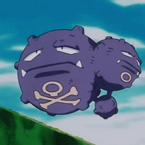 A Cartoon Character With A Skull And Crossbones On Its Face GIF