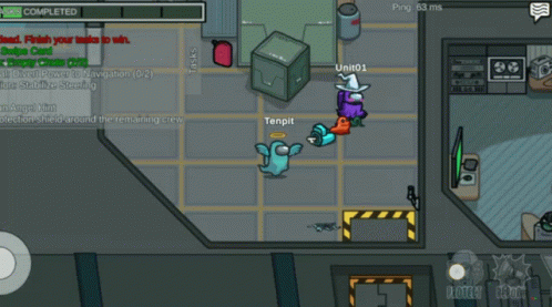 A Cartoon Character With A Skull In A Speech Bubble Says " Dead Body Reported " GIF