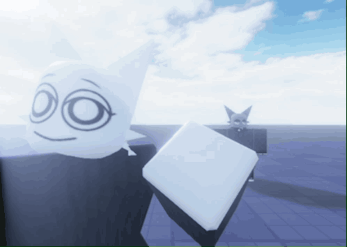 A Cartoon Character With A Smiley Face And Glasses GIF