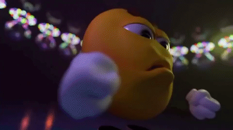 A Cartoon Character With A Smiley Face On His Face GIF