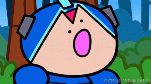 A Cartoon Character With A Surprised Look On His Face Is From Youtube GIF