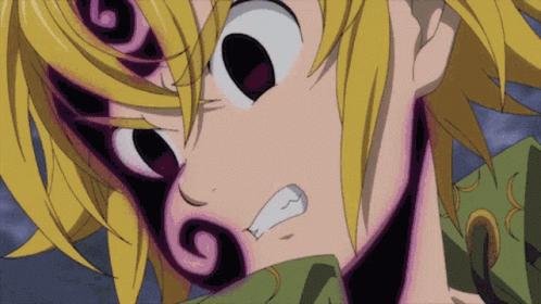 A Cartoon Character With A Swirl On His Face GIF