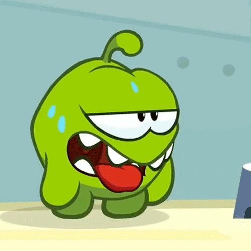A Cartoon Character With A Tongue Sticking Out GIF