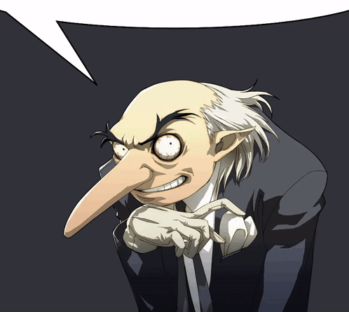 A Cartoon Character With A Very Long Nose GIF