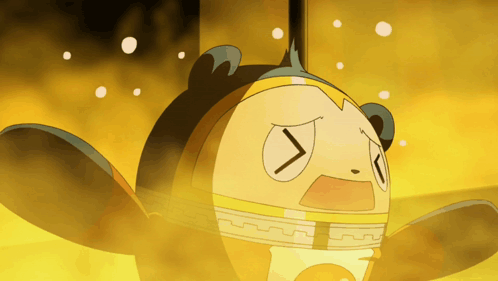 A Cartoon Character With A Very Surprised Look On His Face GIF