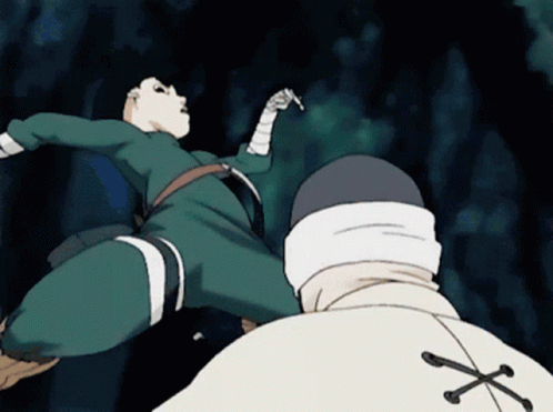 A Cartoon Character With A X On His Back GIF