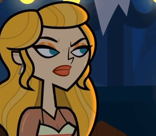 A Cartoon Character With Blonde Hair And Blue Eyes GIF