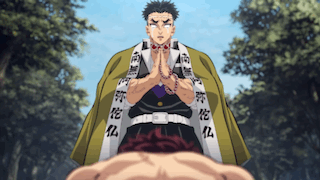 A Cartoon Character With Chinese Writing On His Sleeve GIF