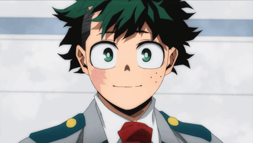 Cartoon Character With Green Hair And Red Tie GIF