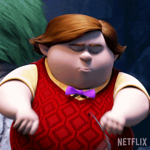 A Cartoon Character With Netflix Written On The Bottom Right GIF