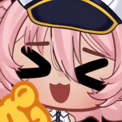 A Cartoon Character With Pink Hair Wearing A Hat And Tie GIF