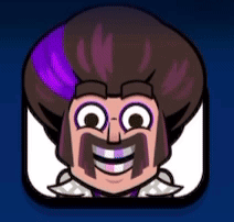 Cartoon Character With Purple Hair And Mustache GIF
