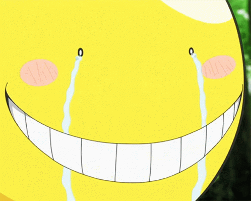 A Cartoon Character With Tears Coming Out Of His Eyes GIF