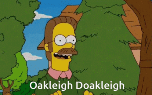 A Cartoon Character With The Name Oakleigh Doakleigh On It GIF