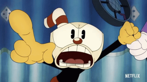 A Cartoon Character With The Word Netflix Below Him GIF