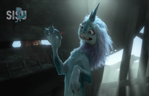 A Cartoon Character With The Word Sisu In The Upper Right Corner GIF