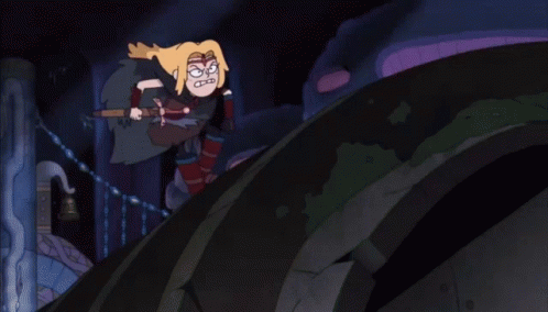 A Cartoon Character With The Words Biggest Moron Written On The Bottom GIF