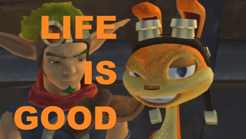 A Cartoon Character With The Words Life Is Good Written On It GIF