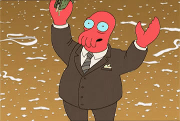 A Cartoon Character With The Words Once Again The Conservative Sangwich-Heavy Portfolio Written Below Him GIF