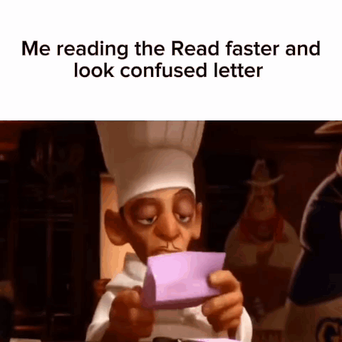 A Cartoon Chef Is Reading A Letter In A Restaurant . GIF