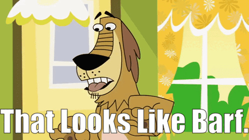 A Cartoon Dog Is Standing In Front Of A Window And Says That Looks Like Bart GIF