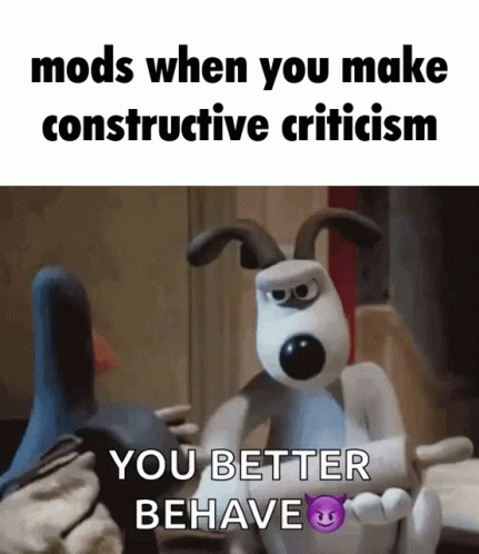 A Cartoon Dog Says " You Better Behave " While Holding Something GIF
