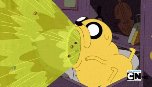 A Cartoon Dog With A Cn Logo On The Bottom GIF