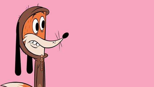 A Cartoon Dog With A Hood And The Words That Was Too Good To Be True GIF