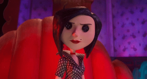 A Cartoon Doll With The Words Apologize At Once Written On The Bottom GIF