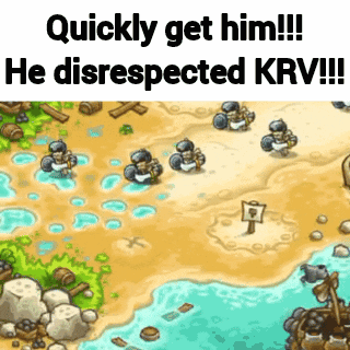 A Cartoon Drawing Of A Beach With A Sign That Says Quickly Get Him He Disrespected Krv GIF