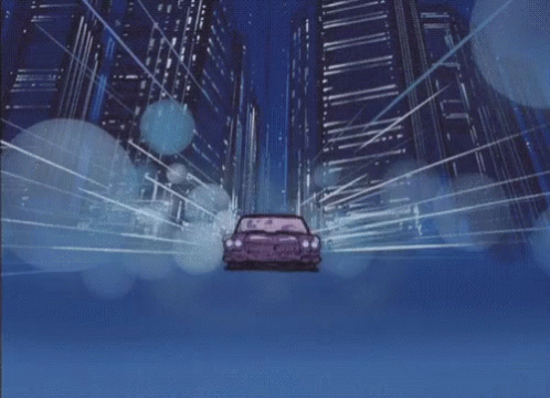 a cartoon drawing of a car with a license plate that says c1