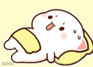 A Cartoon Drawing Of A Cat With A Yellow Scarf Around Its Neck GIF